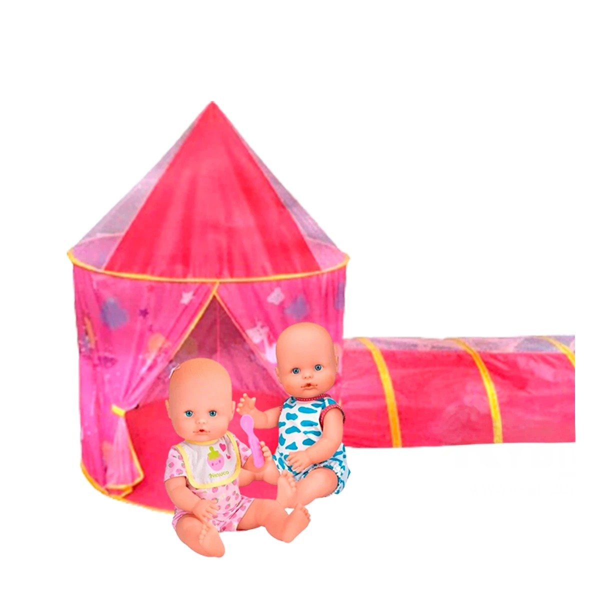 PACK6 COMBO DE 2 PIEZAS DE CARPA INFANTIL ROSADO PARA ACTIVIDADES Y+REGALO STICKER - 3
