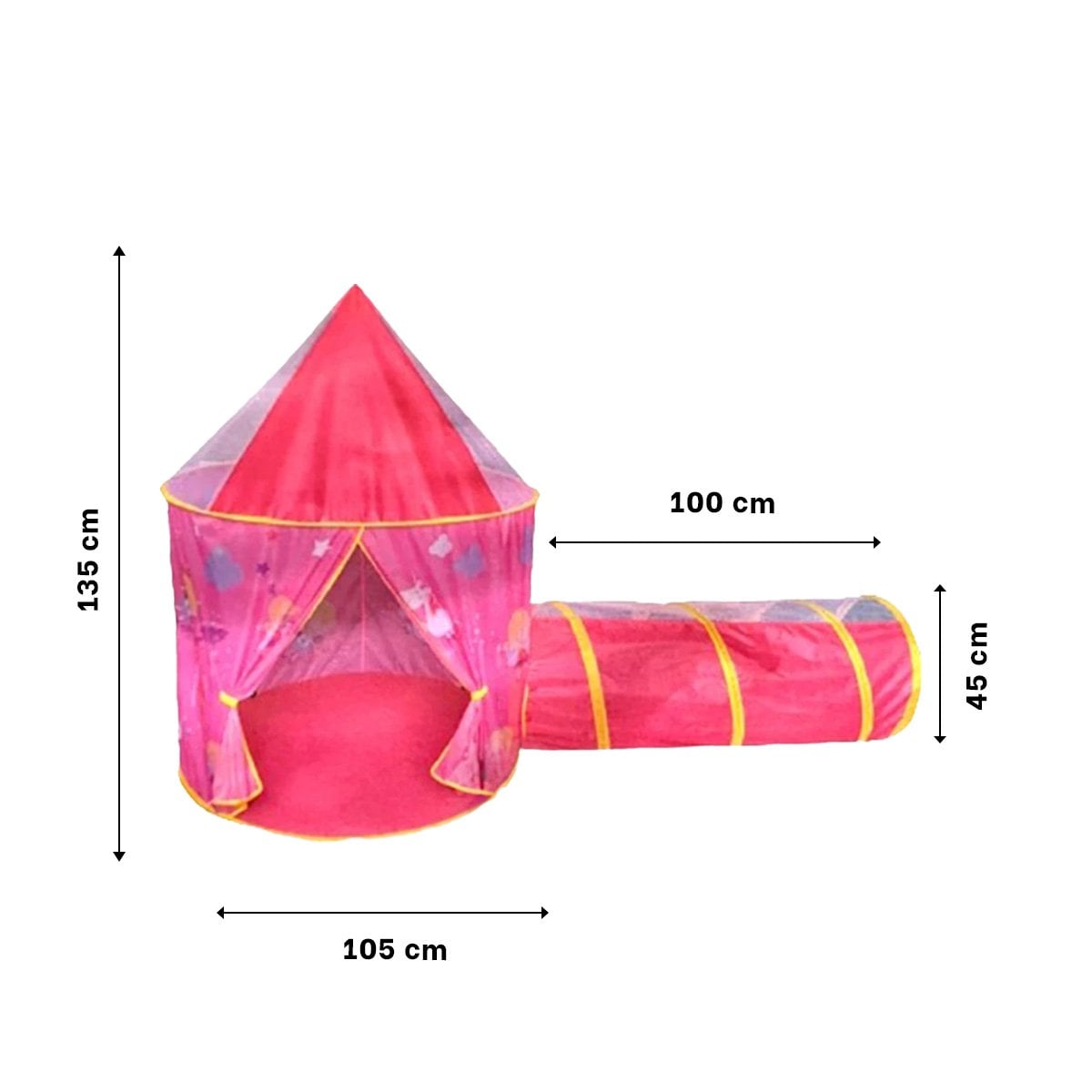 PACK6 KIT DE 2 PIEZAS DE CARPA INFANTIL ROSADO PARA DIVERSION Y+PAPEL REGALO - 4