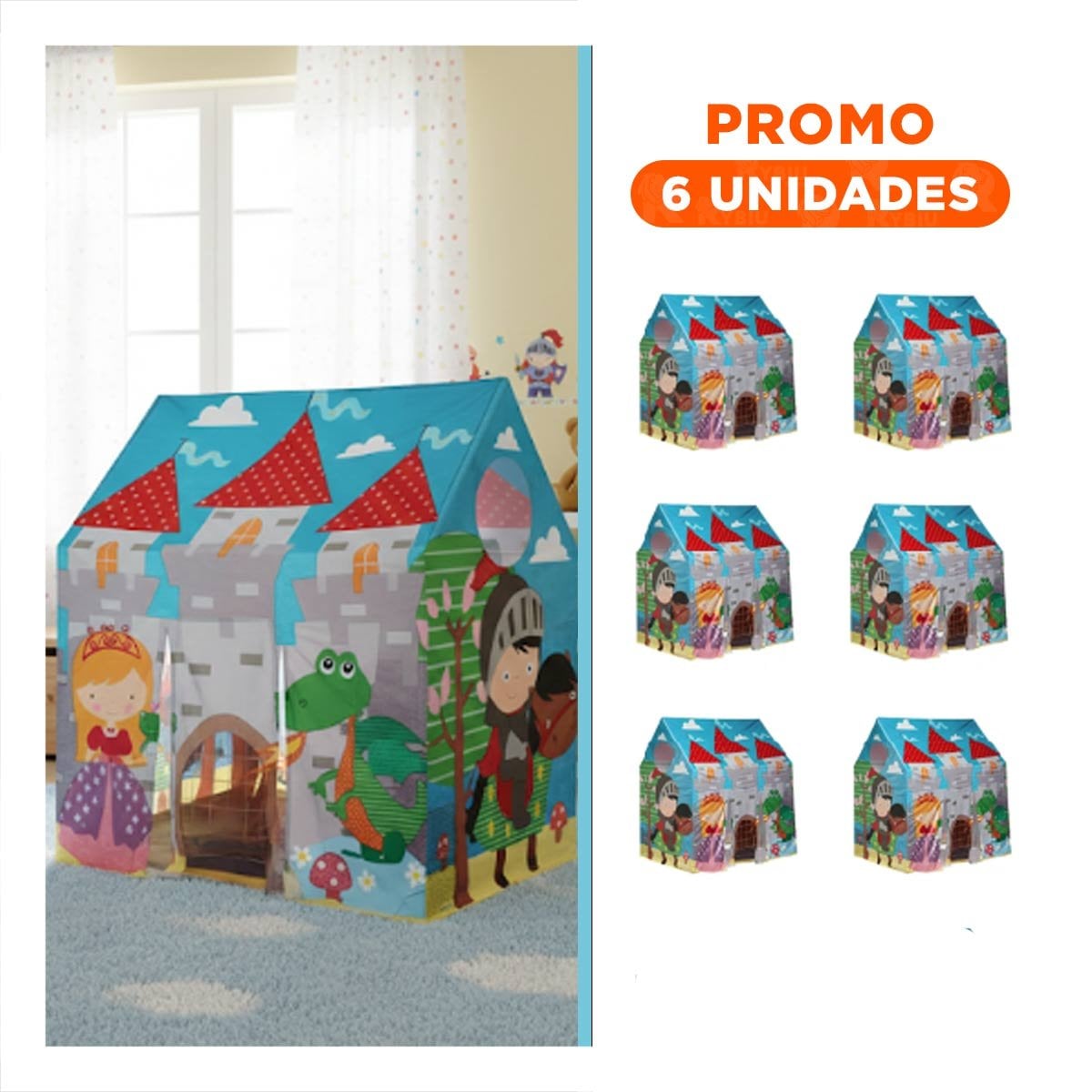 PACK6 MANSION DE FANTASIA PARA NIÑAS Y NIÑOS CON SUEÑOS DE REALEZA - 1