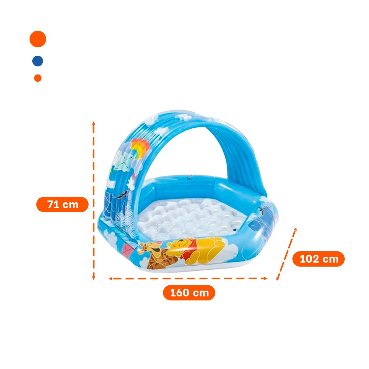 PACK4 ARTICULO INFLABLE CON SUPERFICIE LISA PARA UN BANO MUY NATURAL Y DIVERTIDO SANO - 4