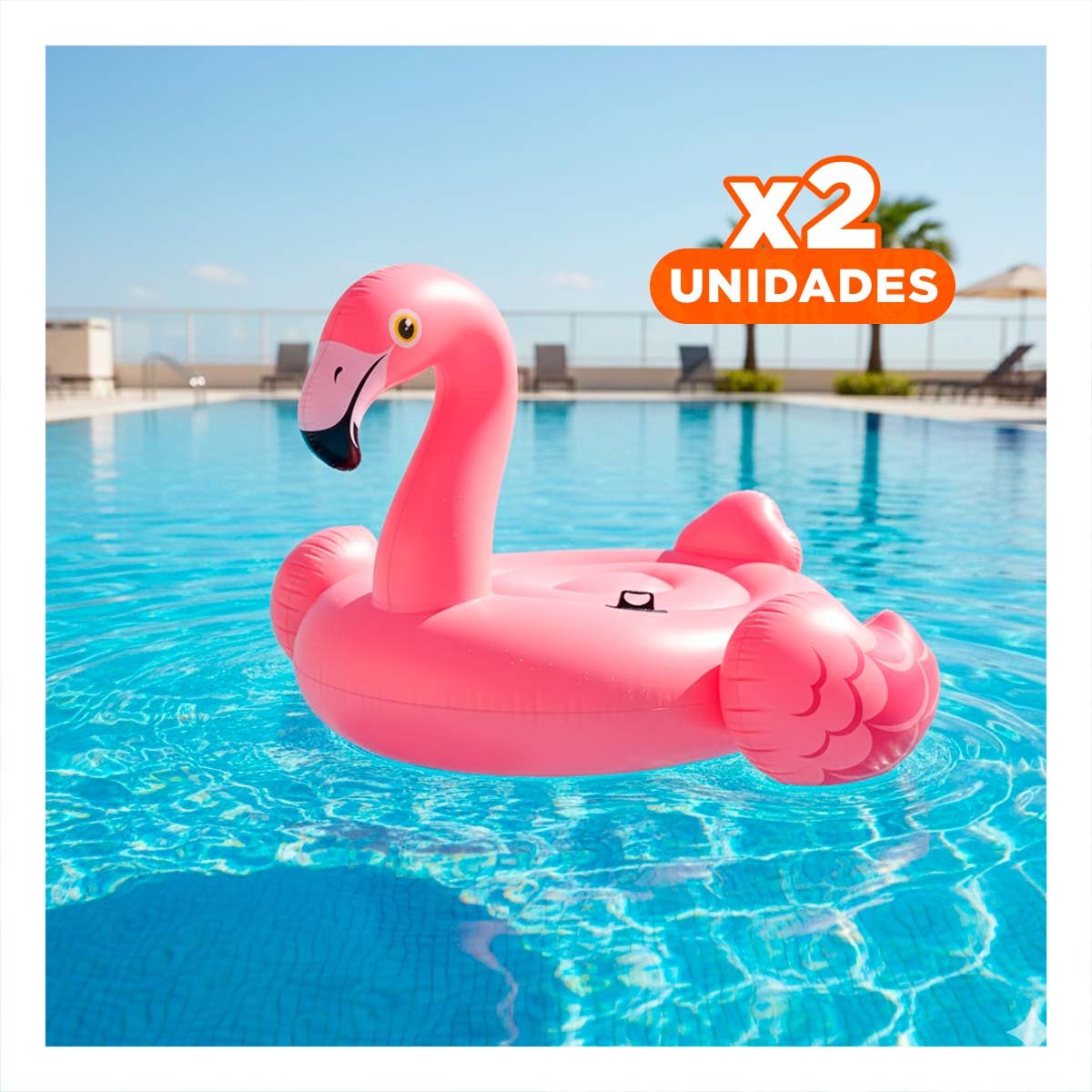 PACK2 ELEMENTO ACUATICO INFLABLE PARA PISCINA CON ESTILO VERANIEGO Y+REGALO STICKER - 1