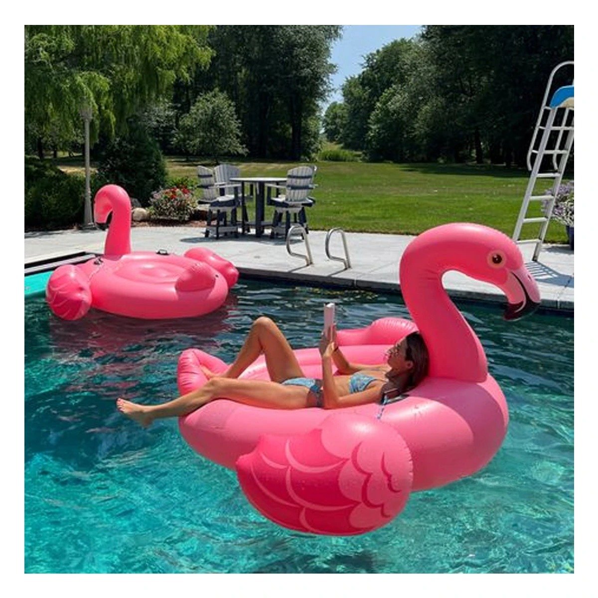PACK2 ELEMENTO ACUATICO INFLABLE PARA PISCINA CON ESTILO VERANIEGO Y+REGALO STICKER - 3