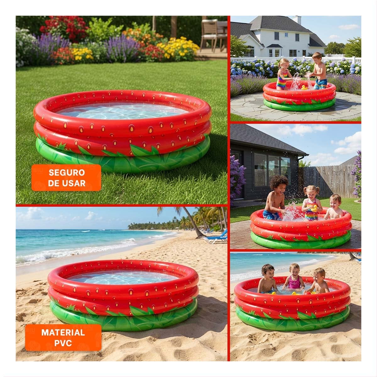 PACK4 ARTICULO INFLABLE DE COLOR LLAMATIVO PARA ATRAER LA ATENCION Y+REGALO STICKER - 2