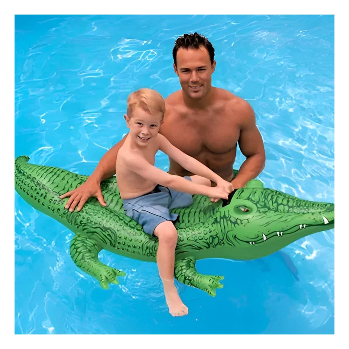 PACK4 FLOTADOR INFLABLE DE BUEN TAMANO CON ESTILO ANIMAL - 2