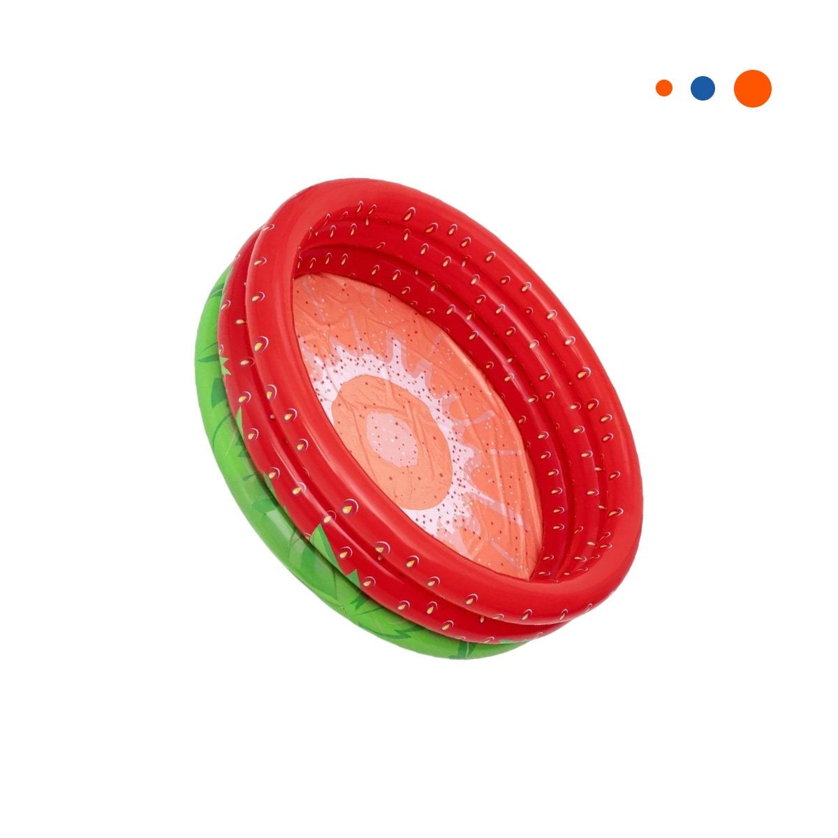 PACK4 ARTICULO INFLABLE 160X160X38CM CON TONOS ROJOS PARA NINOS CON ENERGIA Y+PAPEL REGALO - 3