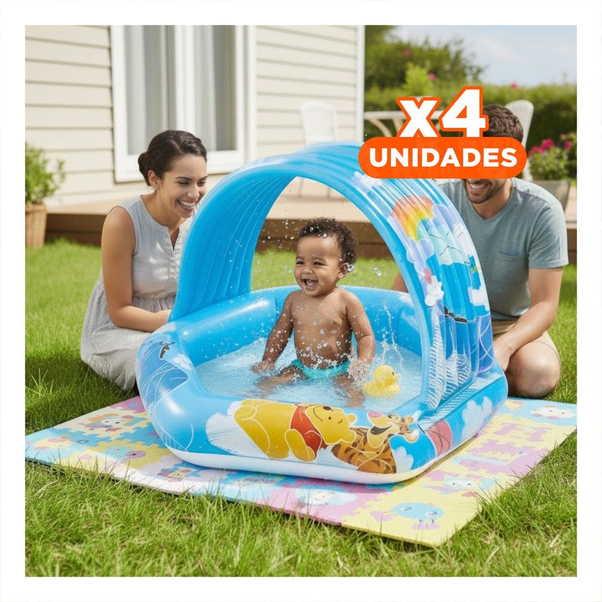PACK4 ARTICULO INFLABLE DE TAMANO ADECUADO PARA UN RECREO COMODO EN SU VIVIENDA Y+PAPEL REGALO - 1