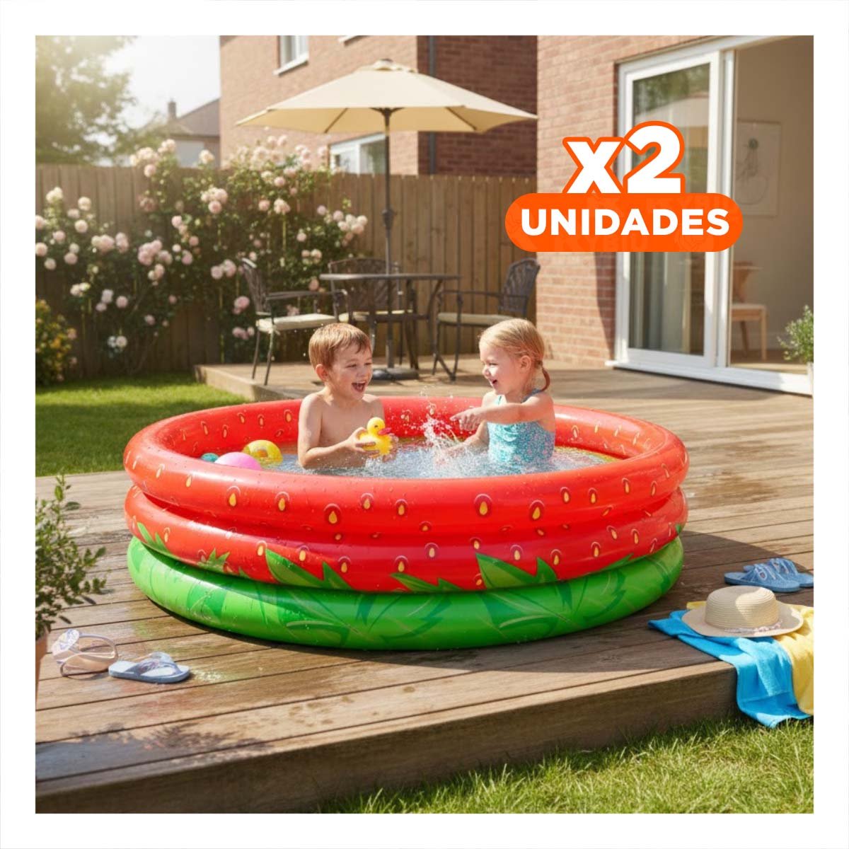 PACK2 ACCESORIO DE VERANO CON CAPACIDAD ADECUADA PARA EL REFRESCO DE FAMILIA Y+REGALO STICKER - 1