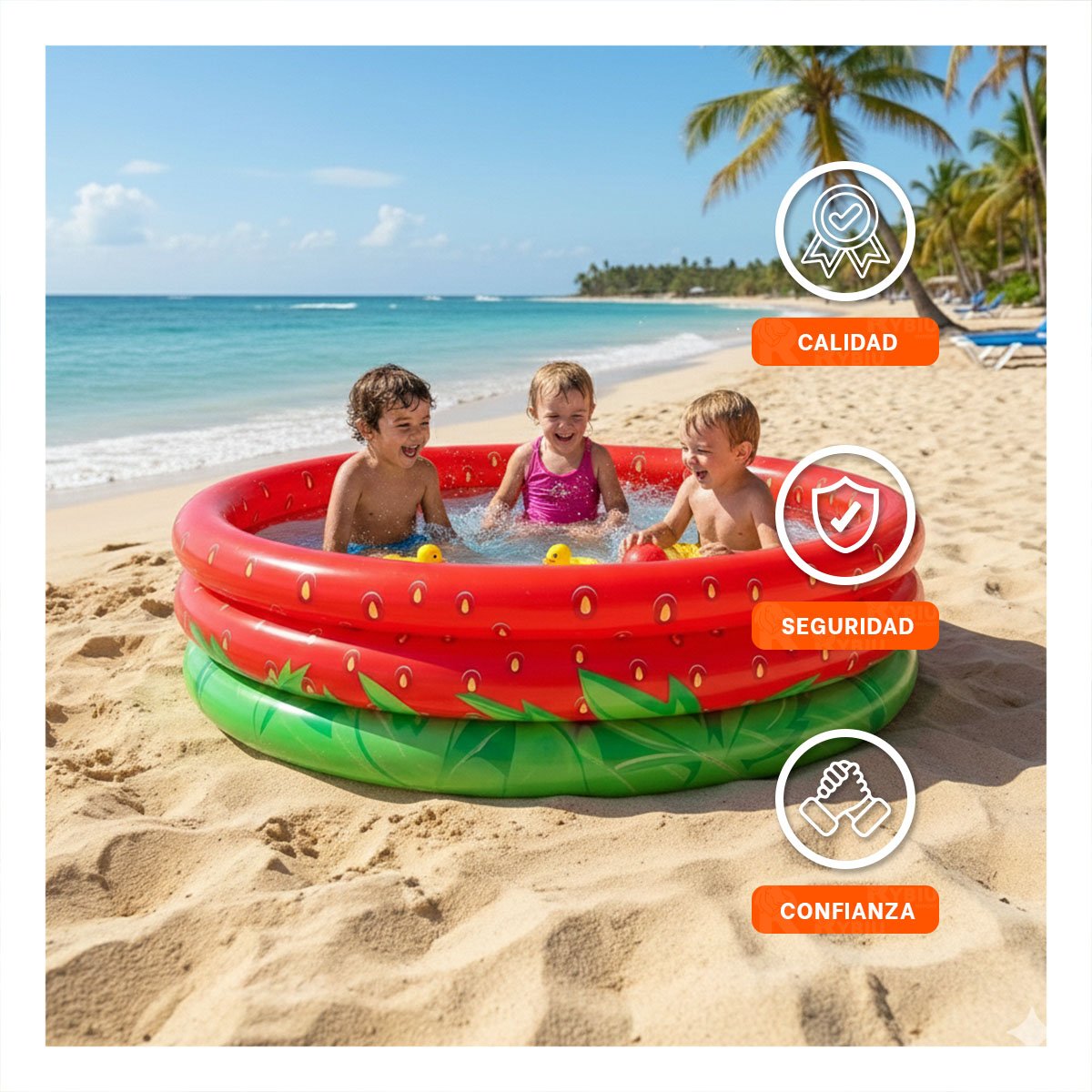 PACK2 ACCESORIO DE VERANO CON CAPACIDAD ADECUADA PARA EL REFRESCO DE FAMILIA Y+REGALO STICKER - 5