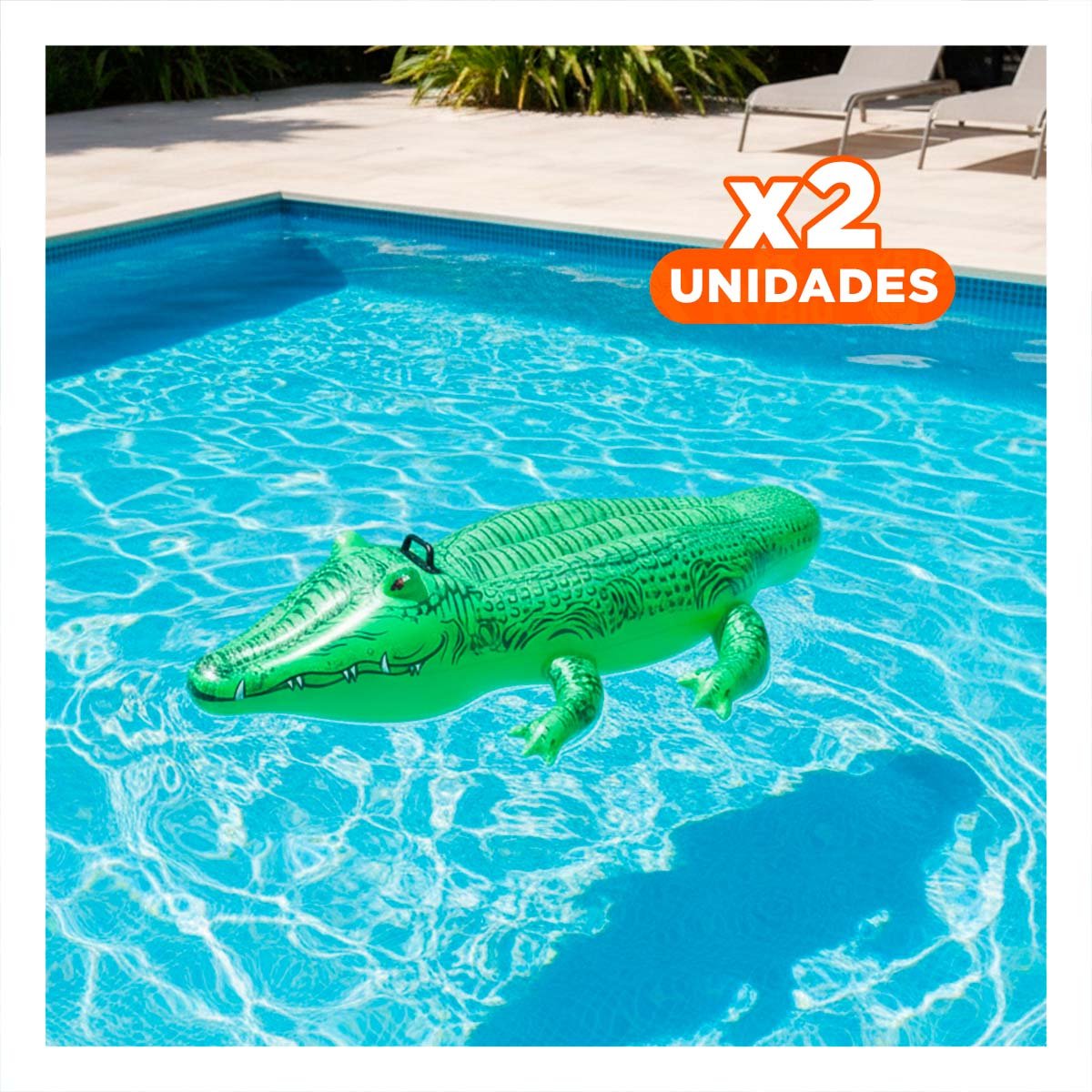 PACK2 ACCESORIO ACUATICO PARA PISCINA CON DISENO ANIMAL COLORIDO Y+REGALO STICKER - 1