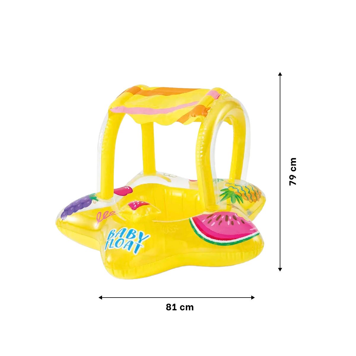PACK6 BOYA SEGURA AMARILLO FLOTADOR INFLABLE PARA NIÑOS PISCINA DIVERTIDO Y+PAPEL REGALO - 4