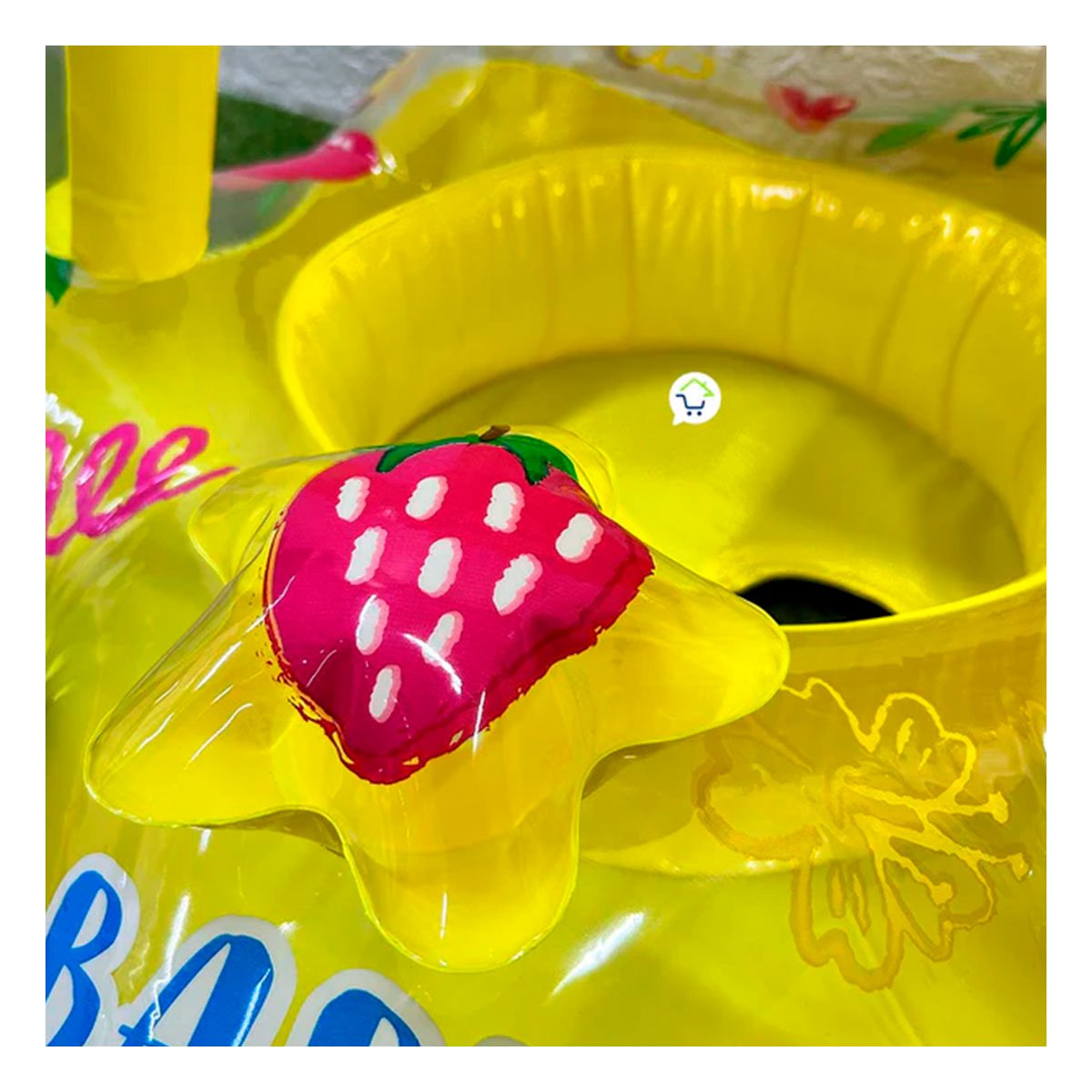 PACK6 BOYA SEGURA AMARILLO FLOTADOR INFLABLE PARA NIÑOS PISCINA DIVERTIDO Y+PAPEL REGALO - 5