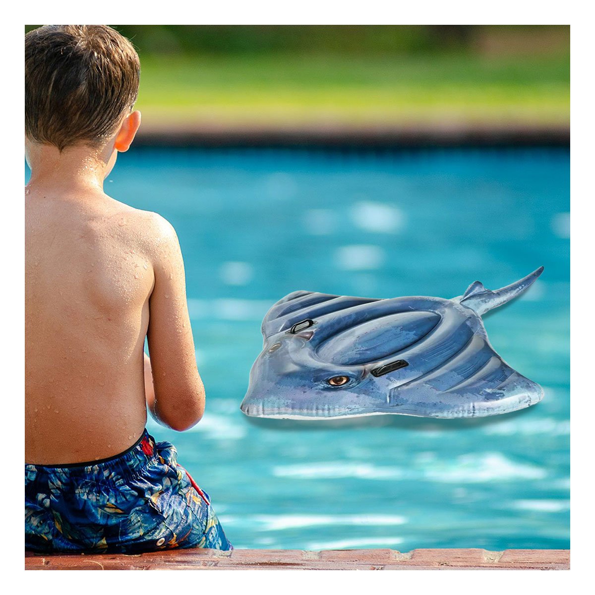 PACK4 RECURSO RECREATIVO PARA PISCINA CON DISENO OCEANICO - 5