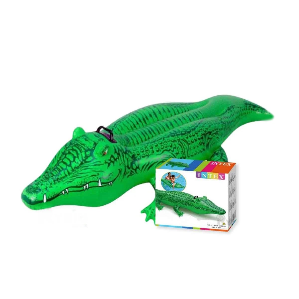PACK4 ELEMENTO FLOTANTE RECREATIVO PARA EXTERIOR CON FIGURA DE COCODRILO Y+PAPEL REGALO - 3