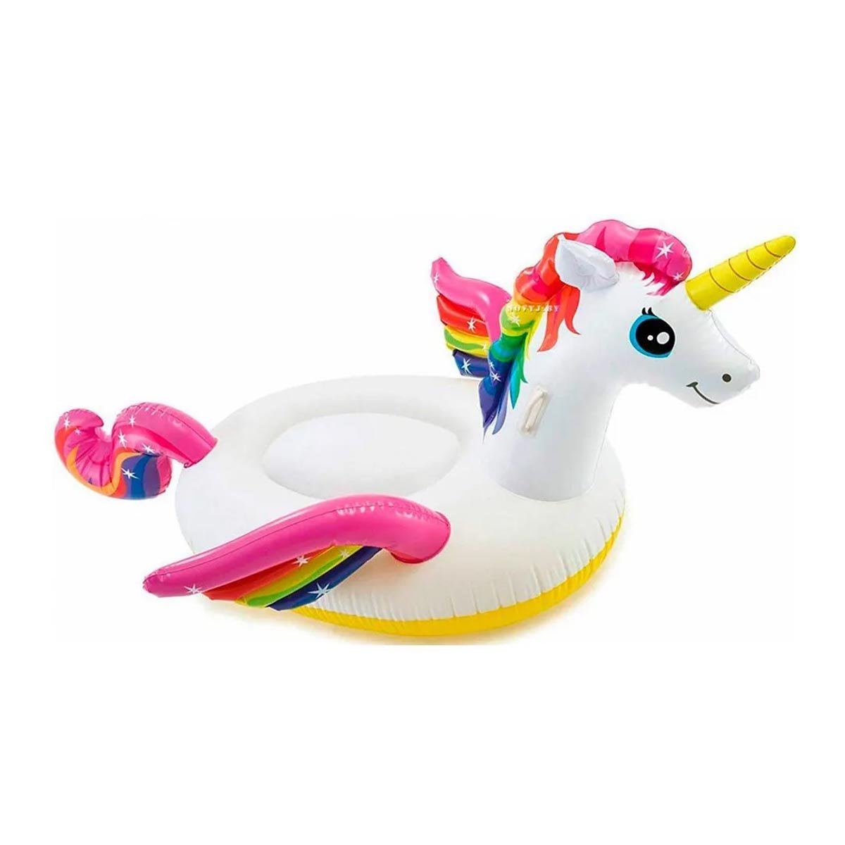 PACK2 BOTE INFLABLE DE GRAN FORMATO CON DISENO DE UNICORNIO Y+REGALO STICKER - 2