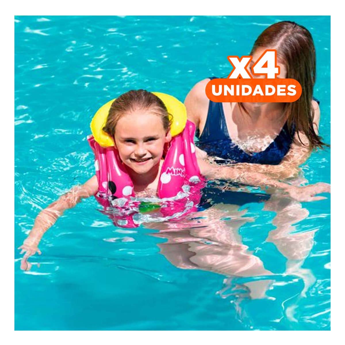 PACK4 CHALECO DE AGUA INFANTIL PARA RECREACION ACUATICA - 1