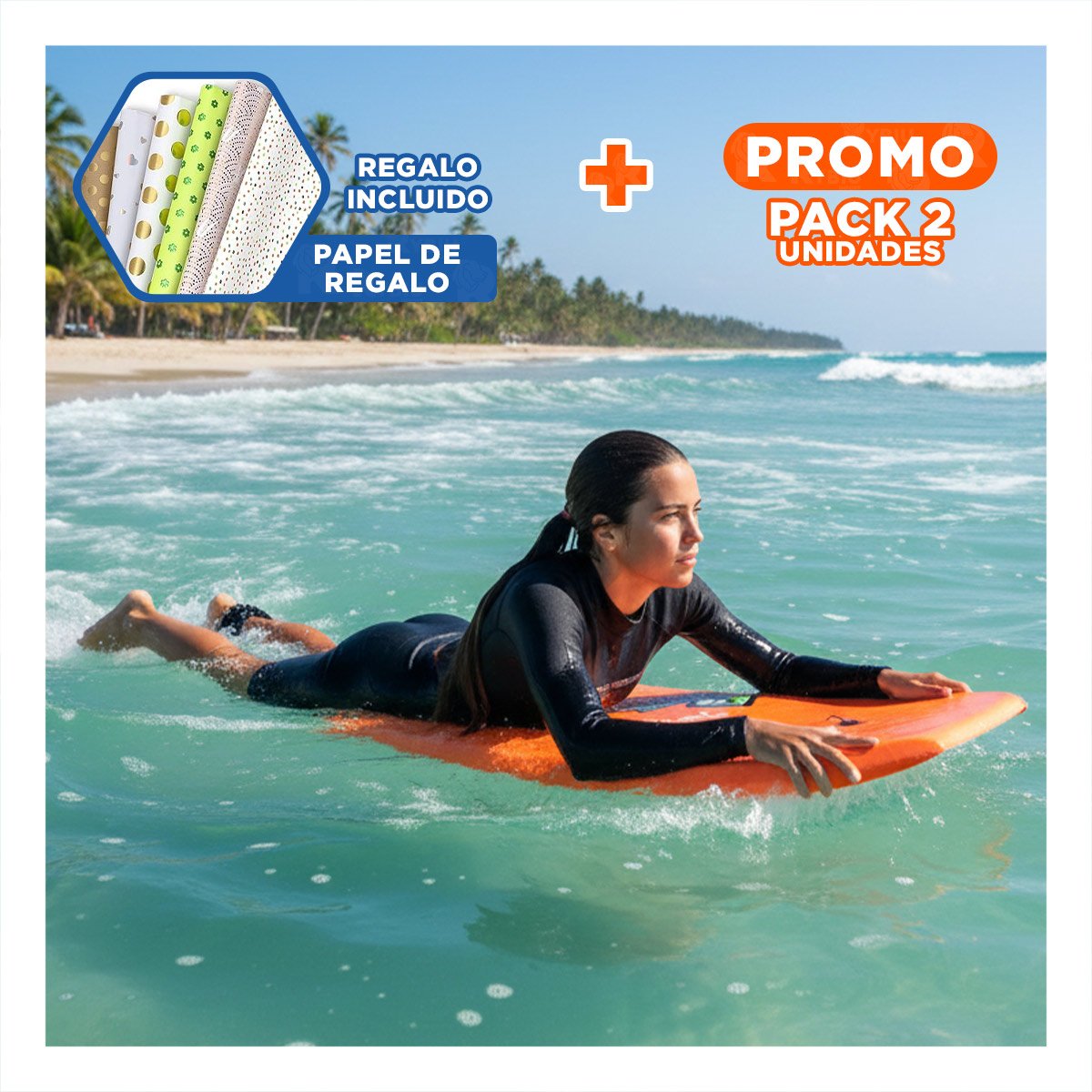 PACK2 ACCESORIO FUNCIONAL PARA JUEGOS ACUATICOS Y APRENDIZAJE Y+PAPEL REGALO - 1