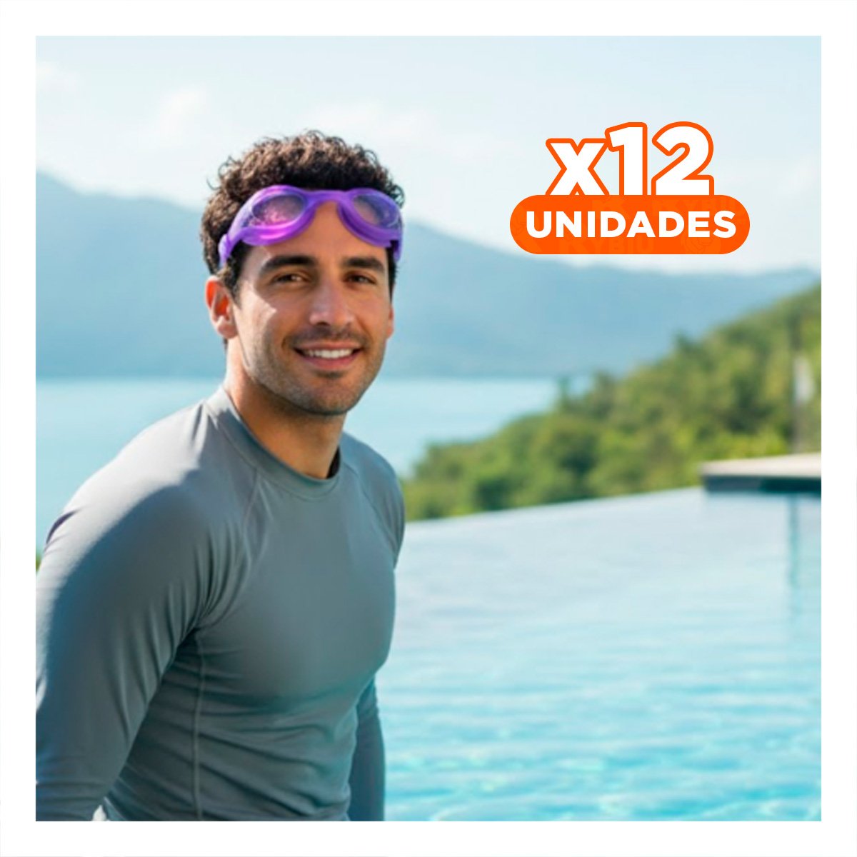 PACK12 LENTES INFANTILES PARA APRENDER A NADAR CON SEGURIDAD - 1