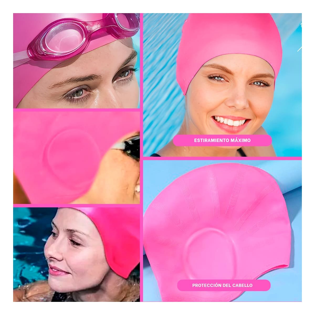 PACK4 EQUIPO FUNCIONAL PARA NATACION Y JUEGOS ACUATICOS Y+REGALO STICKER - 2