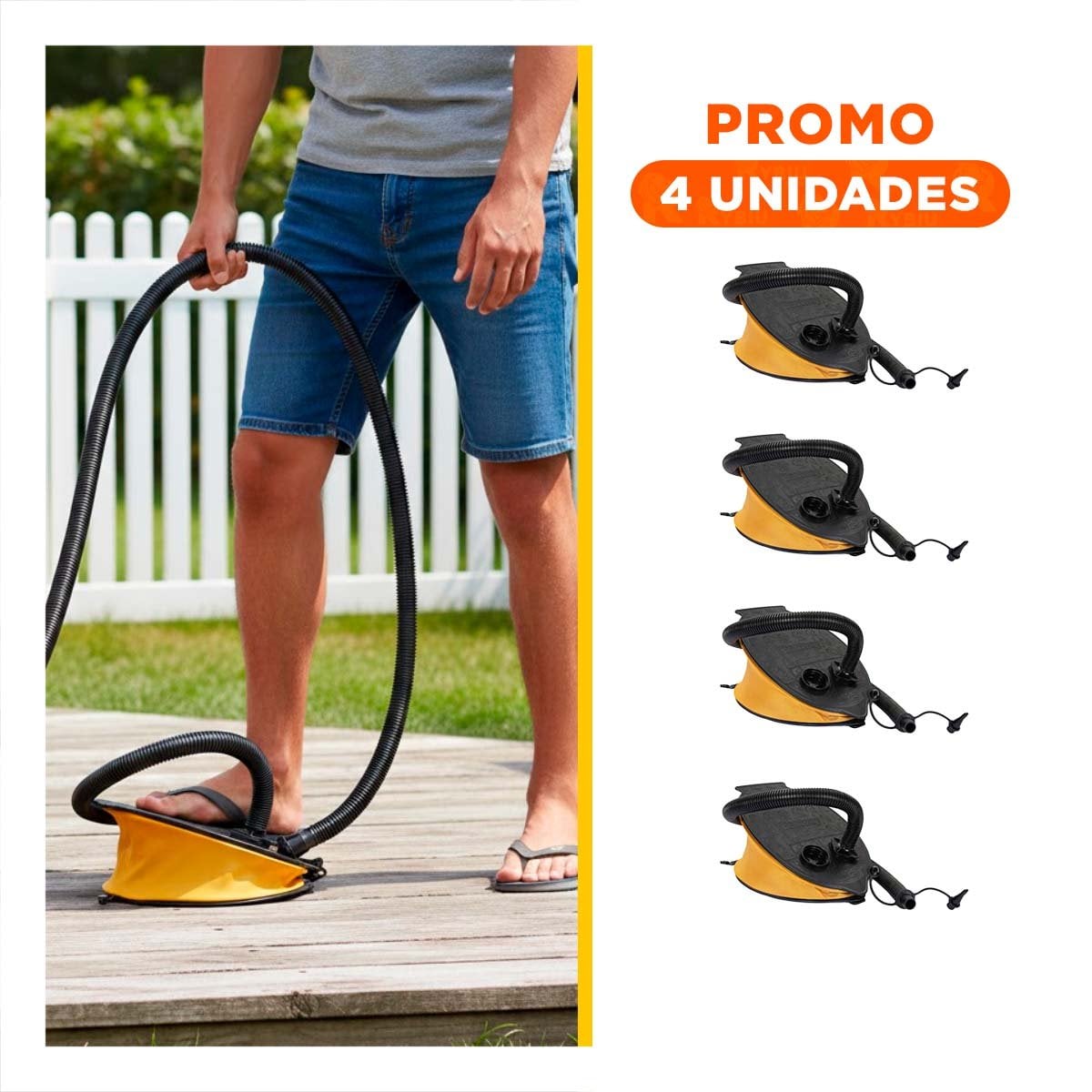 PACK4 BASE AEROBICA AIR STEP PARA USO DEPORTIVO EN CASA Y RUTINAS FITNESS Y+REGALO STICKER - 1