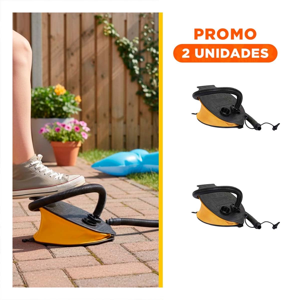 PACK2 EQUIPO AIR STEP PARA RUTINAS CARDIO EN CASA Y ACTIVIDAD FISICA - 1