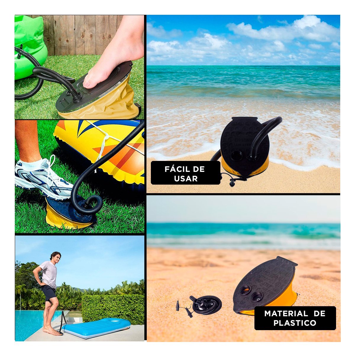 PACK6 ESCALON DEPORTIVO AIR STEP PARA RUTINAS CARDIO EN CASA Y ACTIVIDAD FISICA Y+PAPEL REGALO - 3