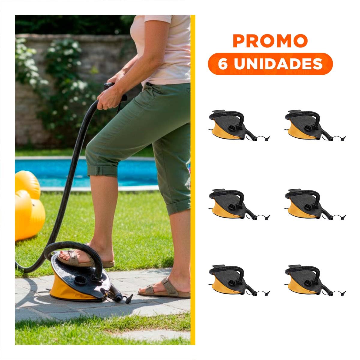 PACK6 ESCALON DEPORTIVO AIR STEP PARA ENTRENAMIENTO EN CASA Y EJERCICIO DIARIO - 1