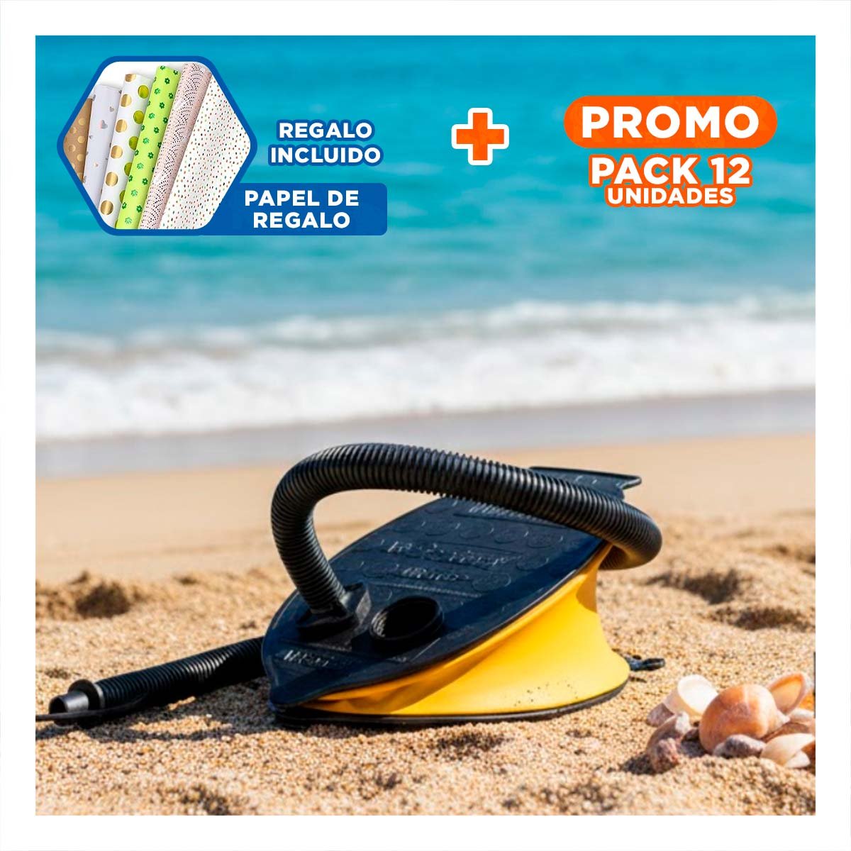 PACK12 PLATAFORMA FITNESS AIR STEP PARA RUTINAS CARDIO EN CASA Y+PAPEL REGALO - 1