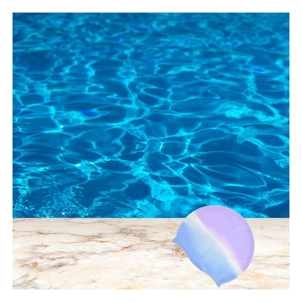 PACK6 PROTECTOR NATACION UNISEX PARA LA CABEZA PRACTICO EN PISCINA - 5