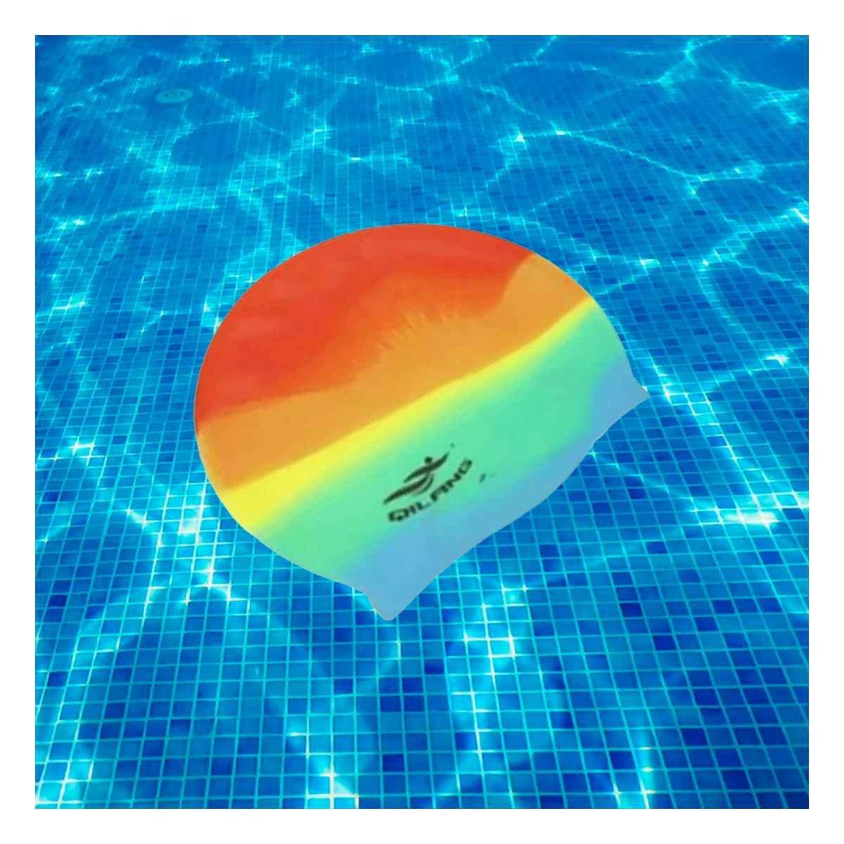 PACK6 IMPLEMENTO ACUATICO UNISEX COMODO PARA PRACTICA DE PISCINA EN LA CABEZA Y+REGALO STICKER - 3