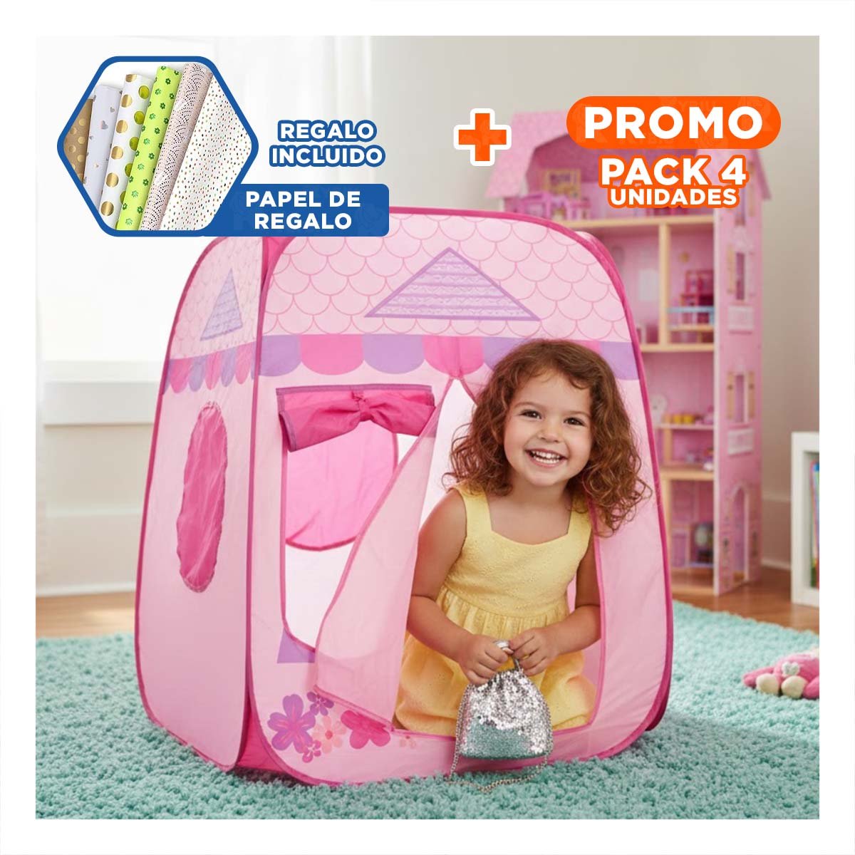 PACK4 NEGOCIO CREATIVO MG-801-3 PARA JUEGOS Y ENTRETENIMIENTO EN CASA Y+PAPEL REGALO - 1