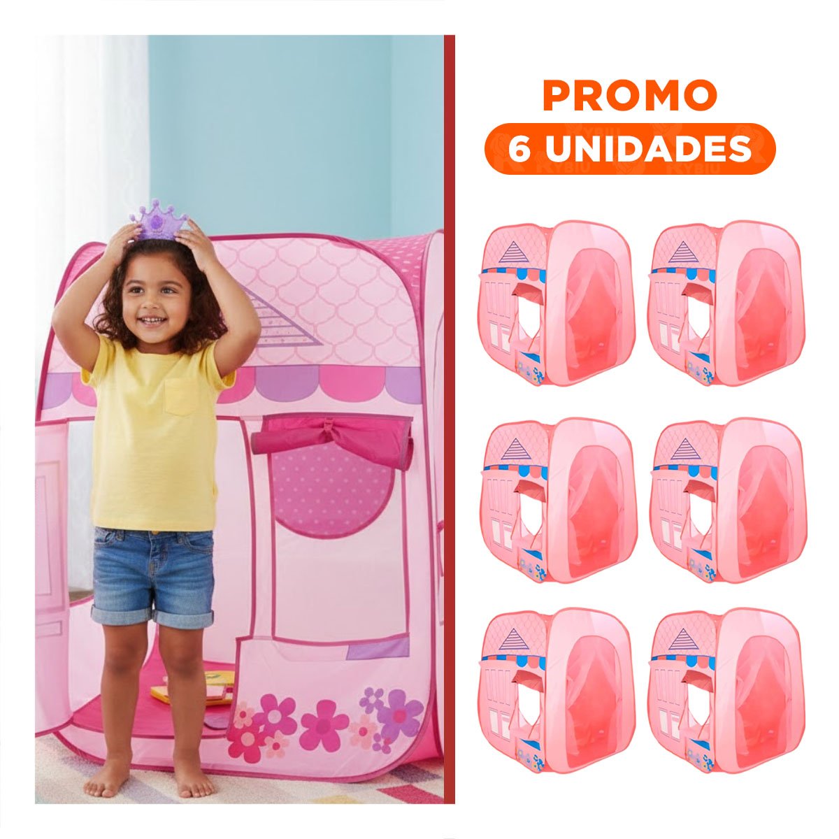 PACK6 BOUTIQUE DE NINA MG-801-3 PARA JUEGOS Y FANTASIA EN CASA - 1