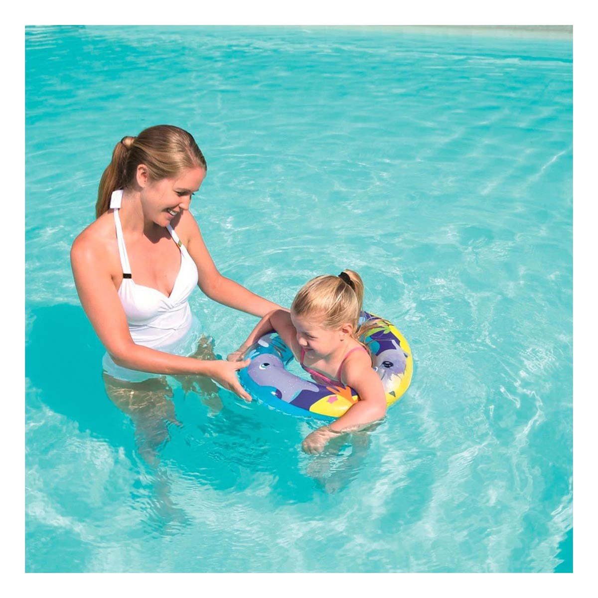 PACK12 ARO PORTATIL DE AGUA ACUARIO TORTUGA 36113 COMODO Y SEGURO PARA NINOS - 2