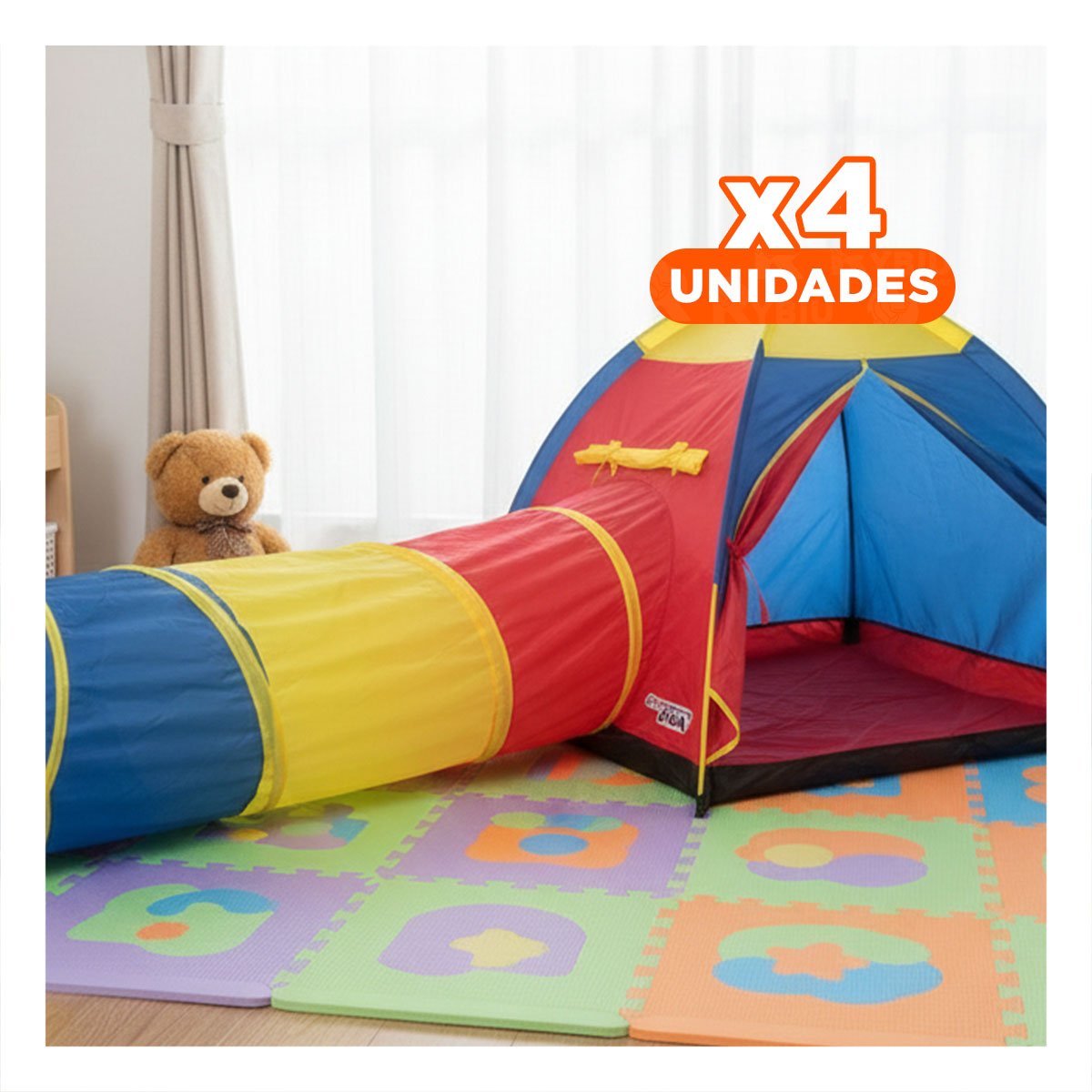 PACK4 ESPACIO PARA NIÑOS MG-15206 SEGURO Y COMODO PARA ACTIVIDADES DIARIAS - 1