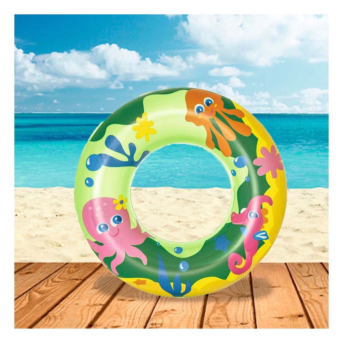 PACK6 COLCHONETA PORTATIL DE AGUA ACUARIO PULPO 36113 COMODA Y SEGURA Y+PAPEL REGALO - 5