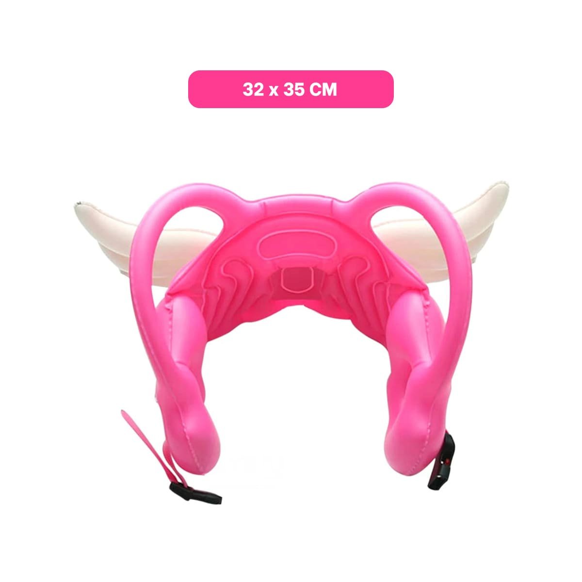 PACK12 INFLABLE CON ALAS ROSADO DIVERTIDO Y COLORIDO PARA NIÑOS EN PISCINA Y+REGALO STICKER - 4