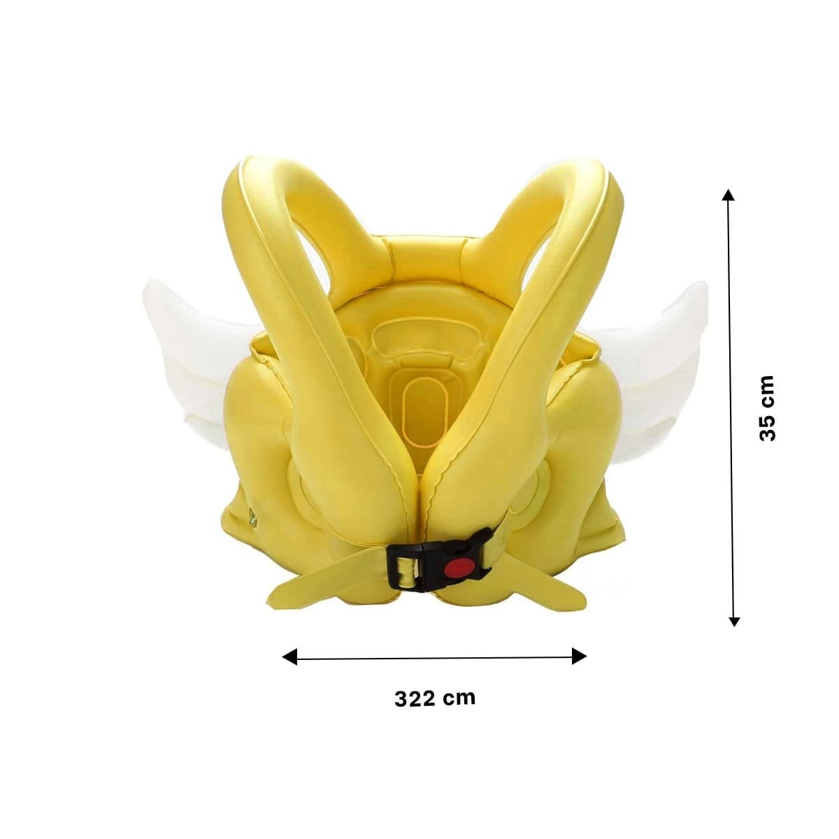 PACK4 SALVAVIDAS CON ALAS AMARILLO SEGURO Y DIVERTIDO PARA NIÑOS EN PISCINA Y+PAPEL REGALO - 4
