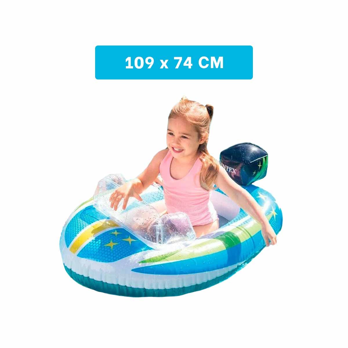 PACK6 FLOTANTE PORTATIL DE AGUA 3D CARRO 59380NP RESISTENTE Y FACIL DE USAR Y+REGALO STICKER - 4
