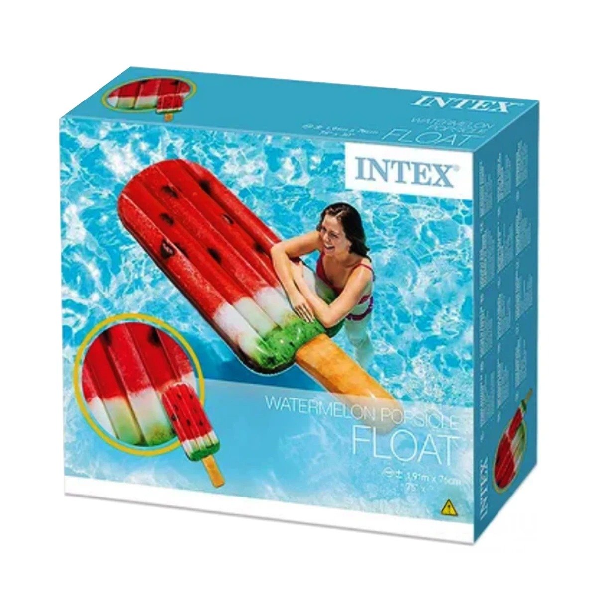 PACK6 SALVAVIDAS SANDIA ACUATICO DIVERTIDO PARA NIÑOS EN PISCINA 191 X 76 CM Y+REGALO STICKER - 2