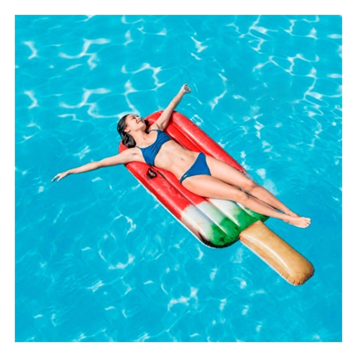 PACK6 SALVAVIDAS SANDIA ACUATICO DIVERTIDO PARA NIÑOS EN PISCINA 191 X 76 CM Y+REGALO STICKER - 5