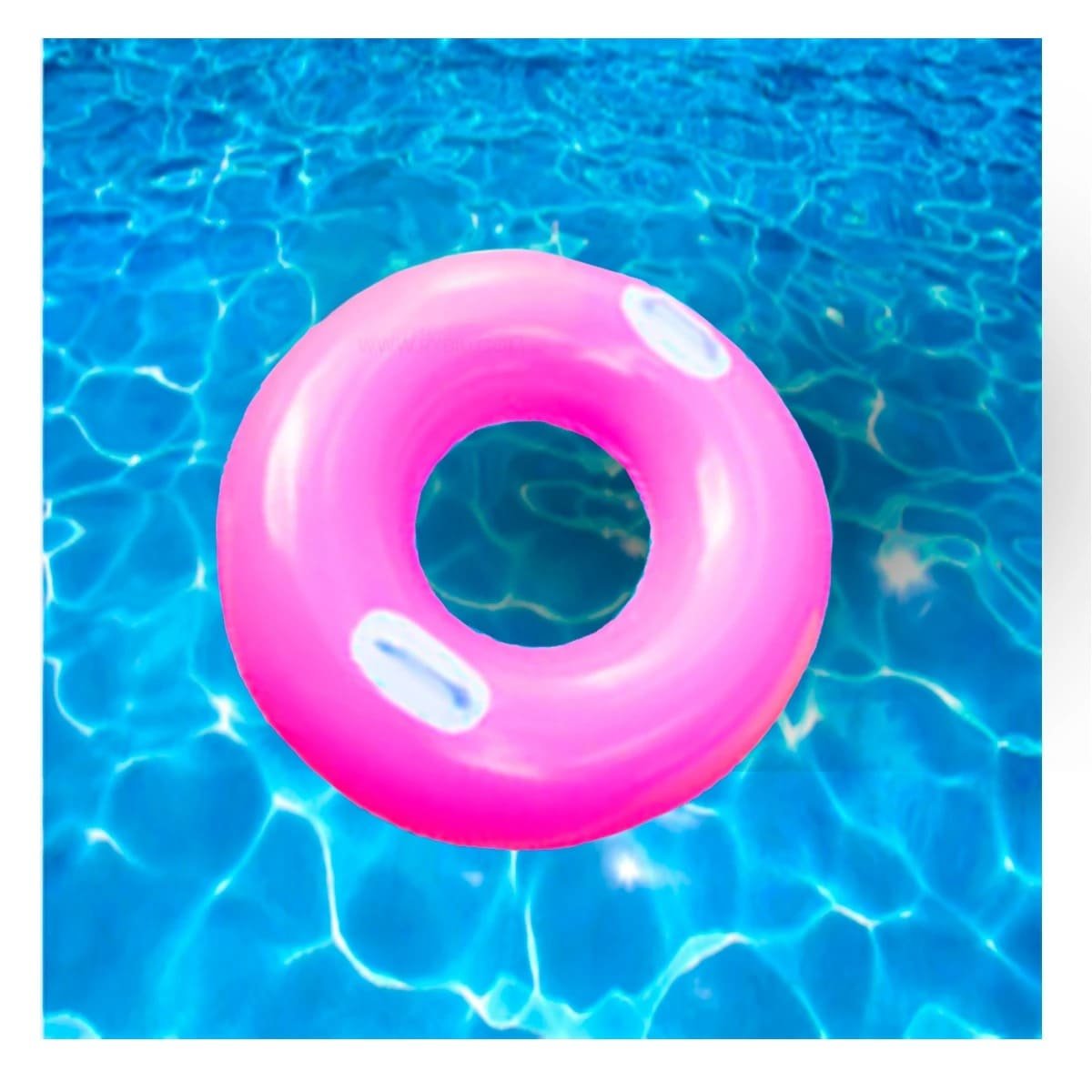 PACK12 INFLABLE CON ASA FUCSIA 76 CM LUDICO Y SEGURO PARA PISCINA Y NIÑOS Y+PAPEL REGALO - 5