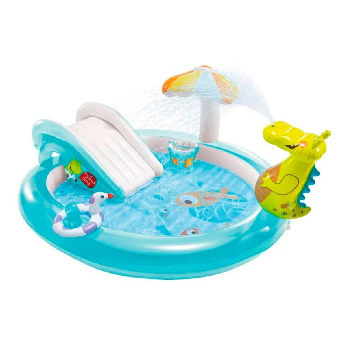 PACK2 PARQUE DE JUEGO INTEX 57165NP 57129NP 203X173X89 CM PISCINA Y+REGALO STICKER - 2