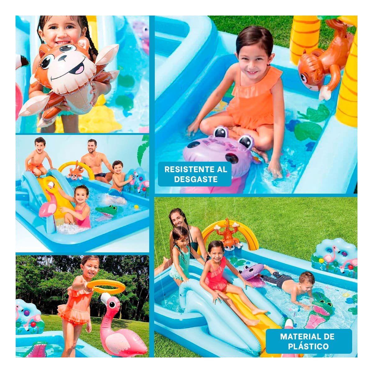 RINCON INFANTIL INTEX 57161NP 257X216X94 CM JUNGLA PARA DIVERSION Y+POST IT - 5