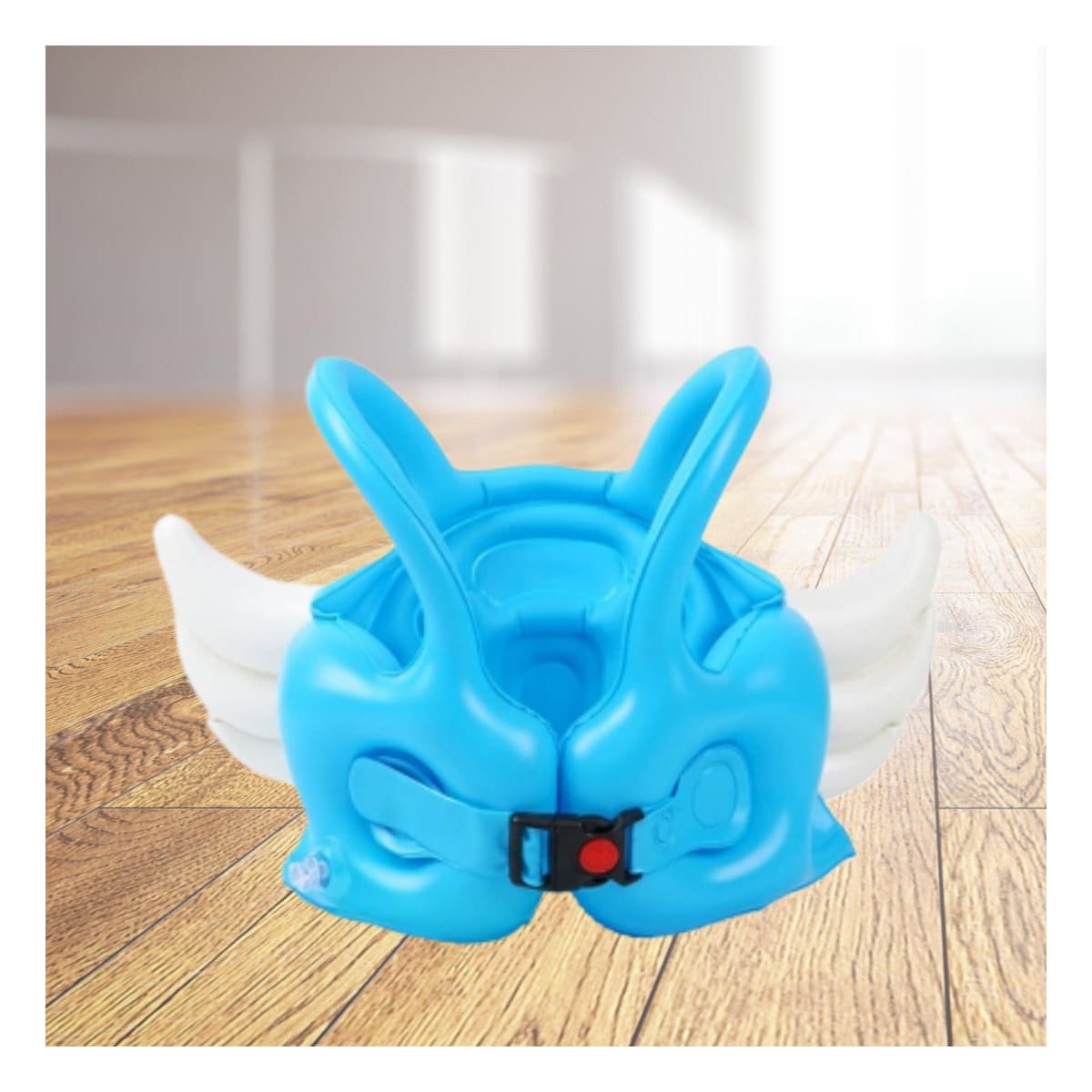 PACK12 FLOTADOR CON ALAS AZUL CLARO DIVERTIDO Y LUDICO PARA PISCINA INFANTIL Y+PAPEL REGALO - 3