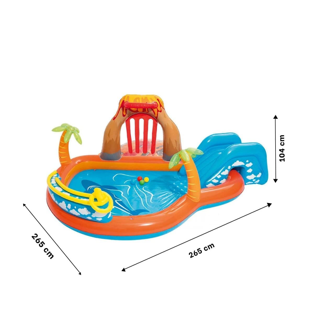 PACK2 ESTACION DE JUEGO BESTWAY 53069 265X265X104 CM INFLABLE PARA ACTIVIDADES - 4