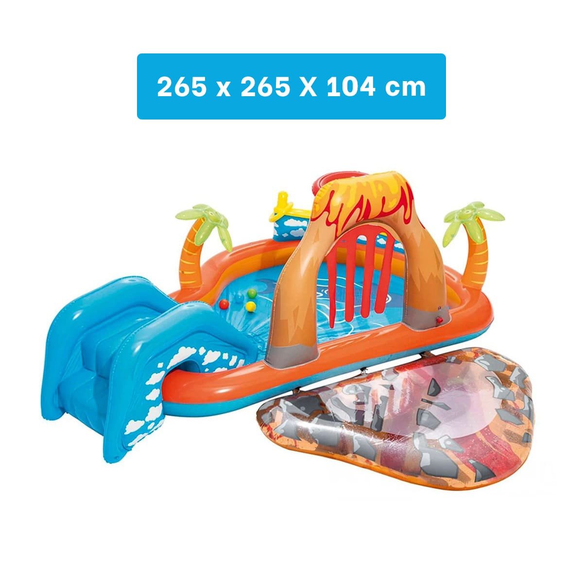 PACK2 RINCON DE JUEGO BESTWAY 53069 265X265X104 CM INFLABLE PARA JUEGOS Y+PAPEL REGALO - 4