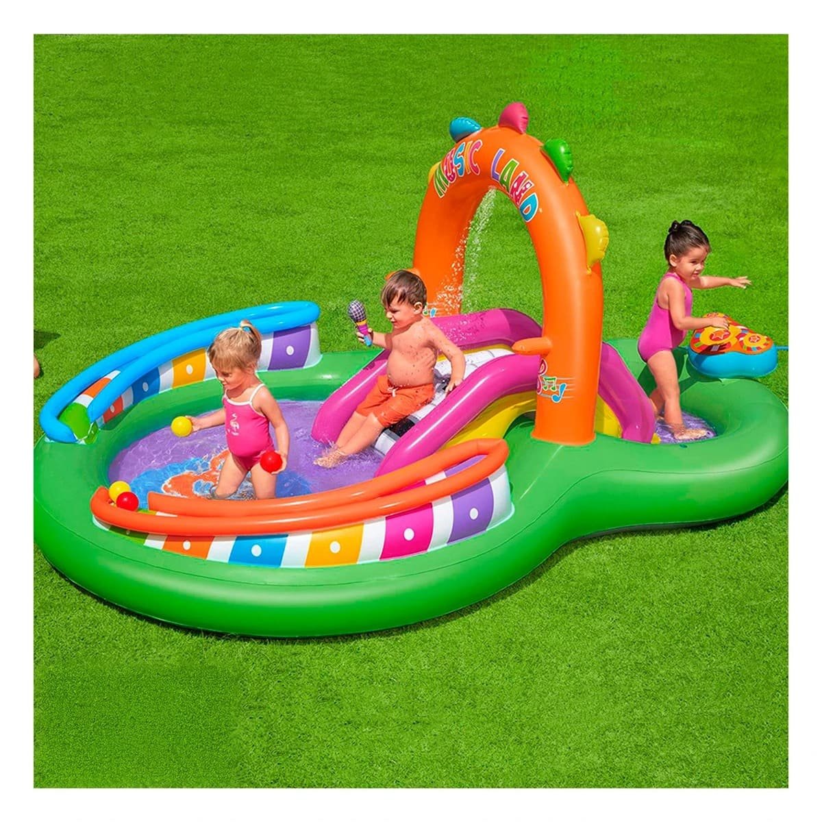 PACK2 PARQUE INFANTIL BESTWAY 53117 295X137X190 CM PARQUE ACUATICO INFANTIL PARA JUEGOS - 3