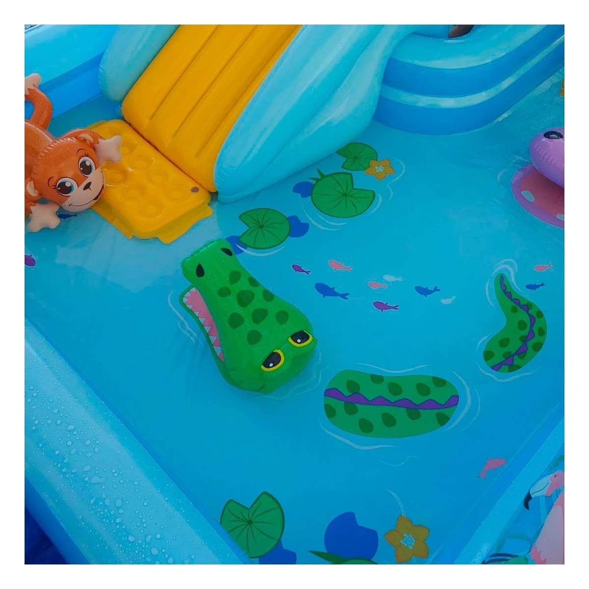 ESTACION INFANTIL INTEX 57161NP 257X216X94 CM JUNGLA PARA ACTIVIDADES Y+LIGAS REGALO - 2