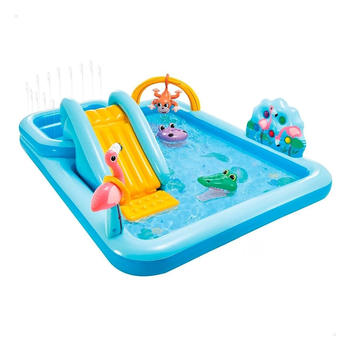 PACK2 CENTRO INFANTIL INTEX 57161NP 257X216X94 CM JUNGLA Y+REGALO STICKER - 2