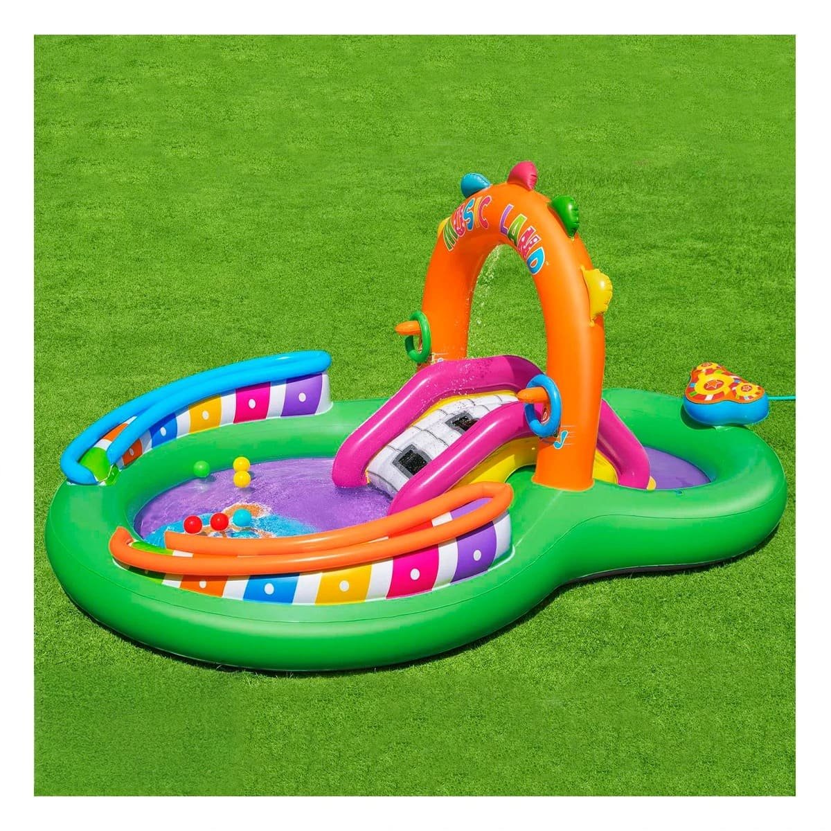 PACK2 ESTACION INFANTIL BESTWAY 53117 295X137X190 CM PARQUE ACUATICO INFANTIL Y+REGALO STICKER - 3