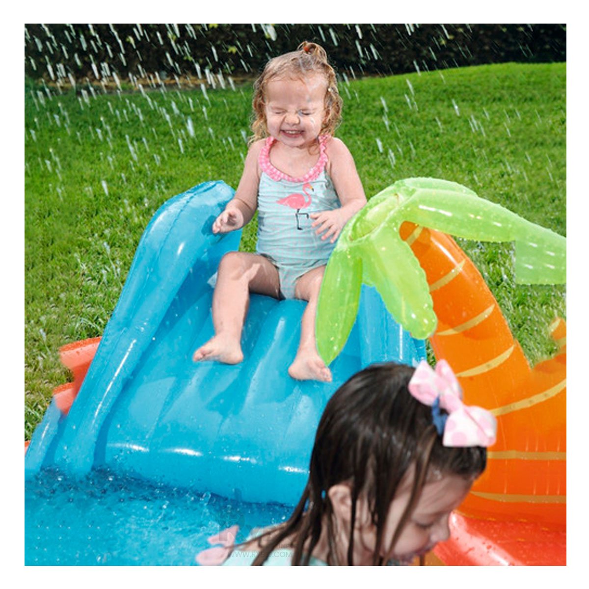 PACK2 ZONA INFANTIL BESTWAY 53052 239X206X86 CM ACUARIO PARA JUEGOS Y+PAPEL REGALO - 2